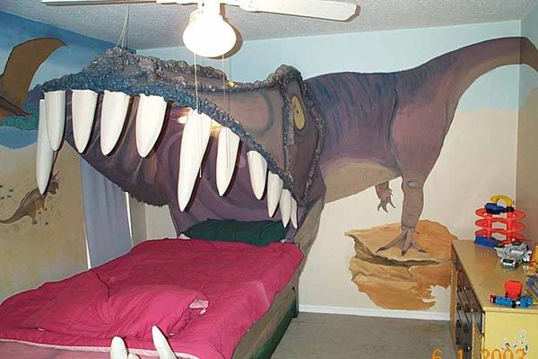 dinosaur kids bed