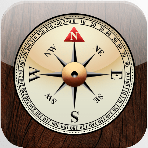 Iphone compass icon psd by friggog d3a7byb 1