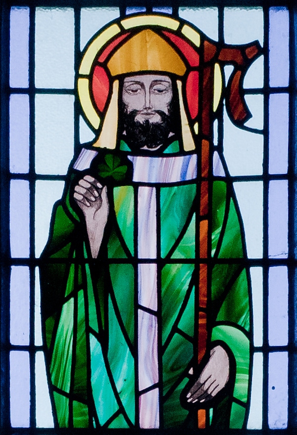 st patrick stained glass
